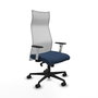 Piqueras y Crespo Chaise de Bureau Albacete Bleu Marine et Blanc