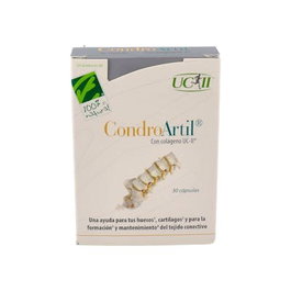 CIEN POR CIEN NATURAL CONDROARTIL avec collagène UC-II, 30 capsules