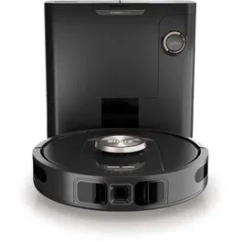 Shark Robot Aspirateur RV2820VEEU PowerDetect avec Vidage Automatique, Navigation 3D LiDAR, Laveur Autonome pour Tous Sols, Capacité 230 mL