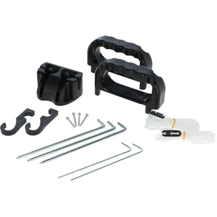 Kerbl Kit complet d'ouverture de porte pour clôture, compatible filets de 11 à 19 mm et électrifiés Kerbl Kit complet d'ouverture de porte pour clôture, compatible filets de 11 à 19 mm et électrifiés