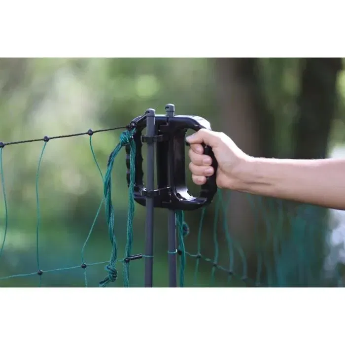 Kerbl Kit complet d'ouverture de porte pour clôture, compatible filets de 11 à 19 mm et électrifiés Kerbl Kit complet d'ouverture de porte pour clôture, compatible filets de 11 à 19 mm et électrifiés