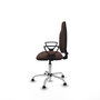 PIQUERAS Y CRESPO Chaise de bureau Algarra, similicuir marron foncé, mécanisme contact permanent