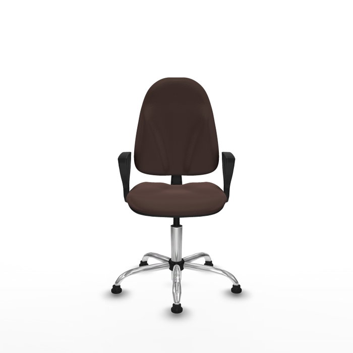 PIQUERAS Y CRESPO Chaise de bureau Algarra, similicuir marron foncé, mécanisme contact permanent PIQUERAS Y CRESPO Chaise de bureau Algarra, similicuir marron foncé, mécanisme contact permanent