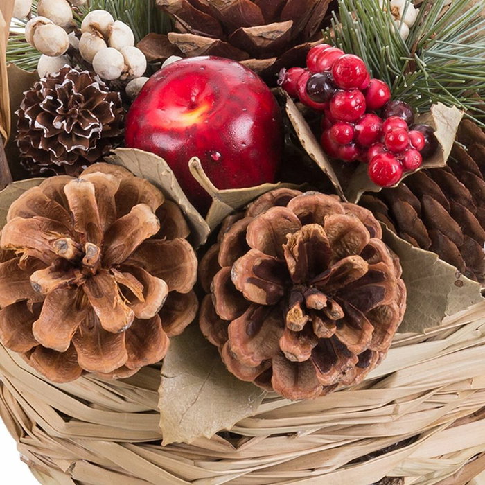 BigBuy Home Décorations de Noël Multicolore Naturel 15 x 18 x 24 cm BigBuy Home Décorations de Noël Multicolore Naturel 15 x 18 x 24 cm