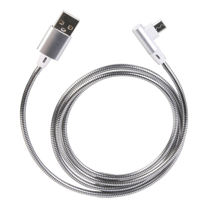 Be Mix Câble Micro USB avec couverture métallique flexible, coloris assortis Be Mix Câble Micro USB avec couverture métallique flexible, coloris assortis