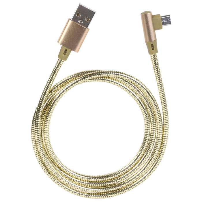 Be Mix Câble Micro USB avec couverture métallique flexible, coloris assortis Be Mix Câble Micro USB avec couverture métallique flexible, coloris assortis
