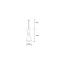 SKD Lampe Suspendue Gracelyn P138-W en Métal et Bois avec Cable Réglable - Design Moderne