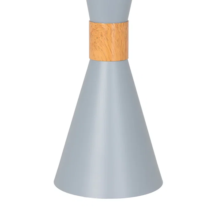 SKD Lampe Suspendue Gracelyn P138-W en Métal et Bois avec Cable Réglable - Design Moderne SKD Lampe Suspendue Gracelyn P138-W en Métal et Bois avec Cable Réglable - Design Moderne