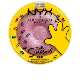 NYX Professional Makeup Illuminateur en Poudre 'The Simpsons' Donut Light 7,1 g - Édition Limitée - Pour un Éclat des Joues