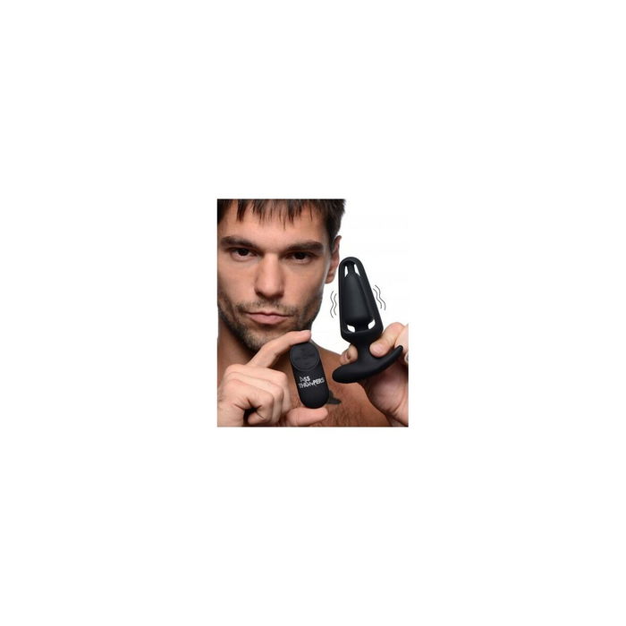 Vibromasseur anal XR Noir Silicone Vibromasseur anal XR Noir Silicone