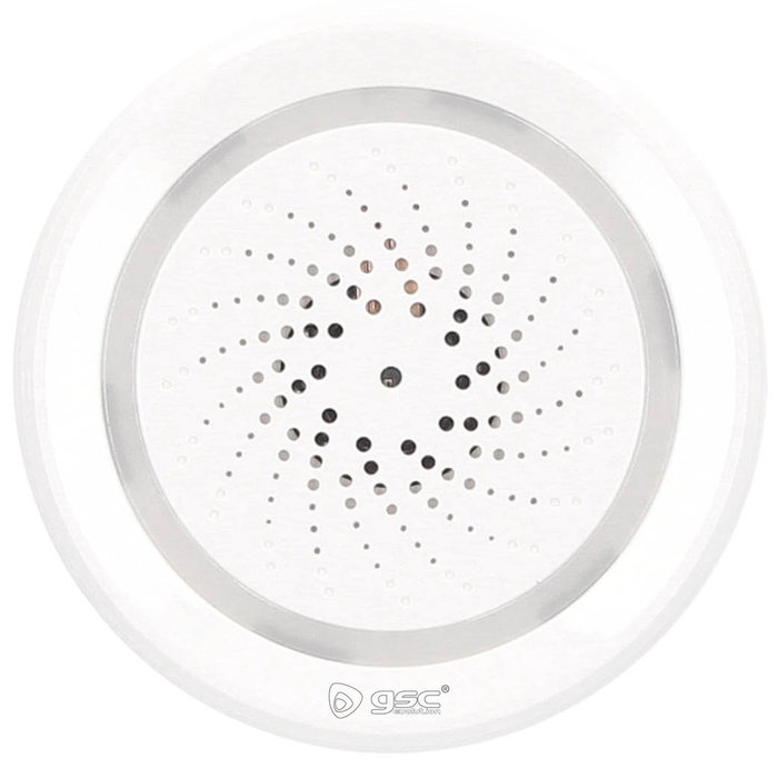 GSC Evolution Alarme intelligente via WiFi avec sirène et contrôle de température et humidité