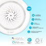 GSC Evolution Alarme intelligente via WiFi avec sirène et contrôle de température et humidité