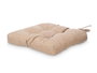 Giftdecor Lot de 2 coussins de chaise marron 40x40 cm en polyester (Set de 6)