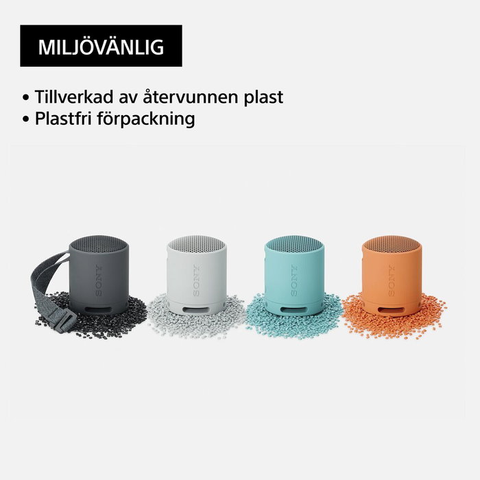 Haut-parleurs bluetooth Sony SRSXB100B Noir