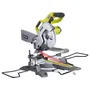 Ryobi EMS216L Scie à onglet radiale 1500W, Capacité de coupe 70 x 270 mm à 90°, Lame 216 mm 48 dents, Guidage laser et LED, 15 kg