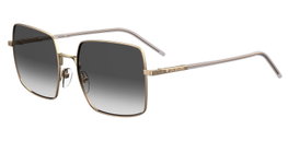 Love Moschino MOL022-S-000-9O Gafas de sol Gris et Doré Rose