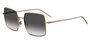 Love Moschino MOL022-S-000-9O Gafas de sol Gris et Doré Rose