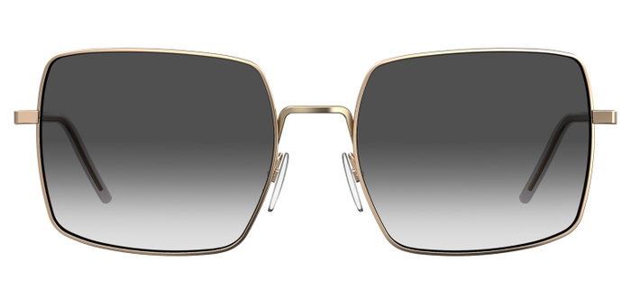 Love Moschino MOL022-S-000-9O Gafas de sol Gris et Doré Rose
