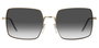 Love Moschino MOL022-S-000-9O Gafas de sol Gris et Doré Rose