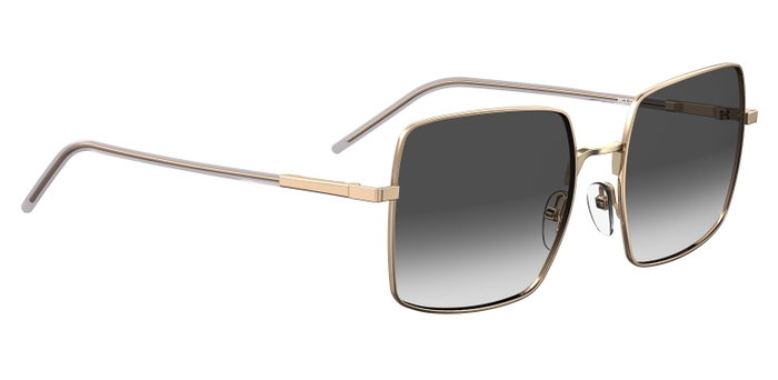 Love Moschino MOL022-S-000-9O Gafas de sol Gris et Doré Rose