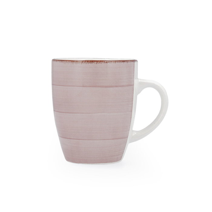 Quid Mug Vita Morning 35 cL Céramique Rose Brillant 12 Unités