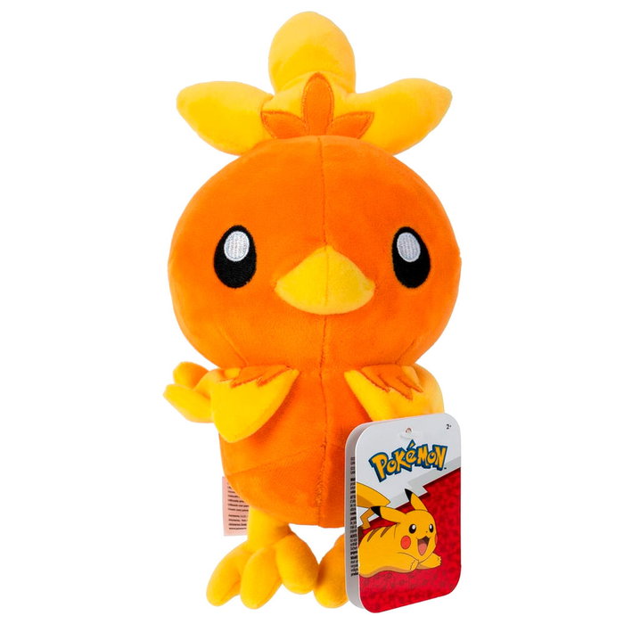 JAZWARES Peluche Pokemon Torchic 20 cm - Figurine en Peluche Souple
