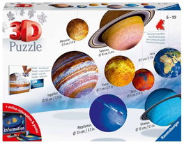 Ravensburger Puzzle 3D Système Solaire 522 Pièces 522 Dès 6 Ans Multilingue