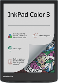 PocketBook InkPad Color 3 Liseuse eBook Couleur PB743K3-1-WW-B Bleu/Noir