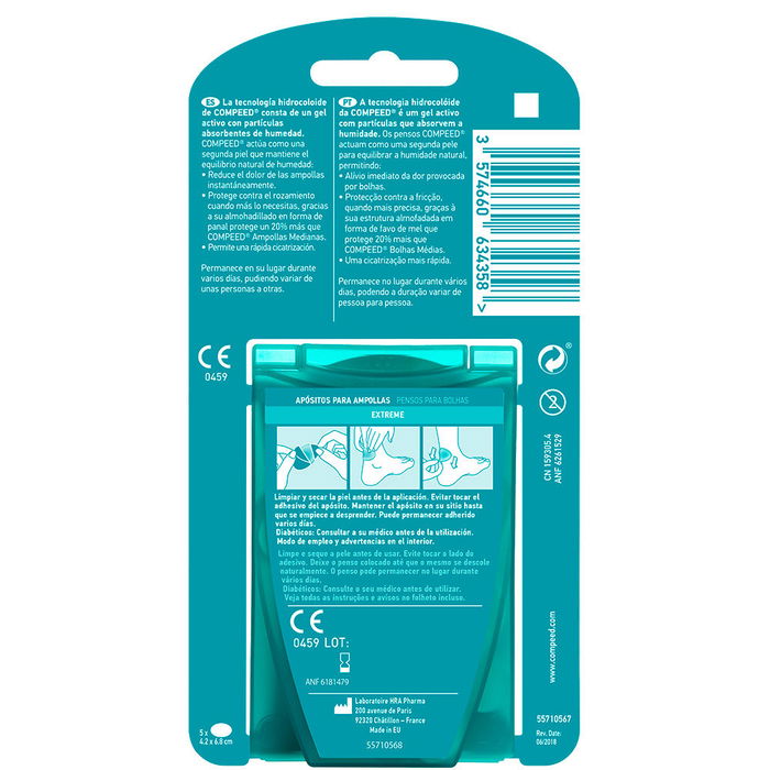 Compeed Ampoules Extrême Pansements Hydrocolloïdes - Lot de 5