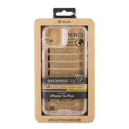 Muvit Coque Shockproof 2m pour iPhone 14 Plus Transparente