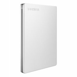 Toshiba Canvio Slim 1 To - Finition aluminium