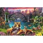 Ravensburger - Puzzle adulte 3000 pièces, Tigres au lagon, à partir de 14 ans, 00016719