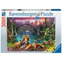 Ravensburger - Puzzle adulte 3000 pièces, Tigres au lagon, à partir de 14 ans, 00016719