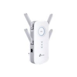 TP-Link Répéteur Wi-Fi AC1900 Dual Band Gigabit, Booster de Signal, Extenseur de Portée avec Prises Ethernet (RE550)