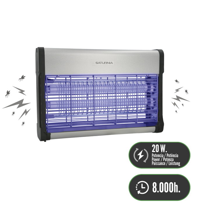 SATURNIA Exterminateur d'insectes 20W SATURNIA Exterminateur d'insectes 20W