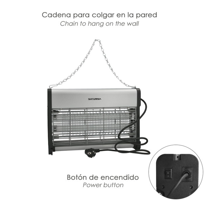 SATURNIA Exterminateur d'insectes 20W SATURNIA Exterminateur d'insectes 20W