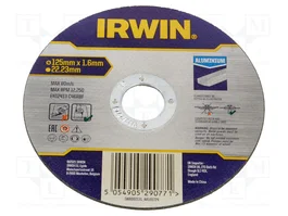 IRWIN Meule à tronçonner 125mm pour aluminium