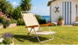JugaToys Chaise de plage aluminium multiposition arena avec poignée de transport