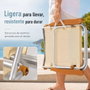 JugaToys Chaise de plage aluminium multiposition arena avec poignée de transport