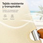 JugaToys Chaise de plage aluminium multiposition arena avec poignée de transport