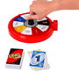 Mattel Games UNO Spin - Jeu de cartes avec roulette, Uno classique revisité - Recommandé à partir de 7 ans