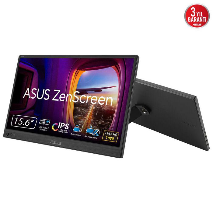 Asus ZenScreen MB169CK Moniteur Portable 15,6 pouces Full HD IPS Noir Asus ZenScreen MB169CK Moniteur Portable 15,6 pouces Full HD IPS Noir