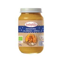 BABYBIO Buenas Noches Carotte Courge et Riz 200g