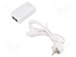 DIGITUS DN-95132 Alimentation PoE 10/100Mbps avec IEC C6 et 2 socles RJ45