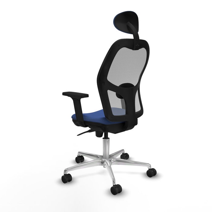 Piqueras y Crespo Chaise de Bureau 2D086N1 Bleu Marine avec Appui-tête Piqueras y Crespo Chaise de Bureau 2D086N1 Bleu Marine avec Appui-tête