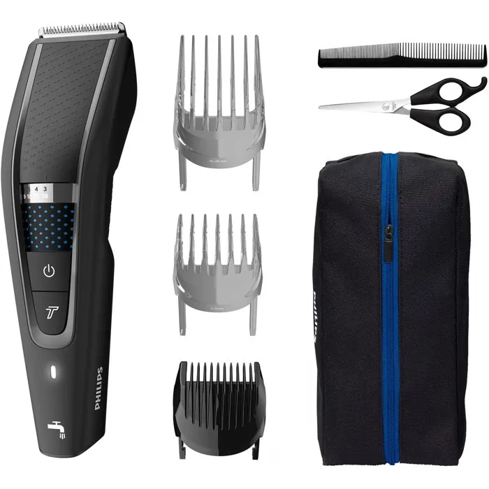Philips Tondeuse à cheveux Série 5000 HC5632/15 avec 28 hauteurs de coupe et 3 sabots Philips Tondeuse à cheveux Série 5000 HC5632/15 avec 28 hauteurs de coupe et 3 sabots