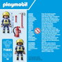 Playmobil Pack Duo Pompiers 71885 avec Cagoule, Hache, Torche et Extincteur - Jouet pour Enfants dès 4 ans