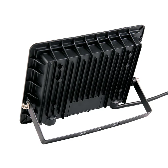 Projecteur LED extérieur 50W 6000 Lm 4000K IP66, réglable 30-100%, durée de vie 60000h, pour murs, pergolas, allées