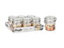 VIVALTO Lot de 36 Bocaux de Conservation Hermétiques 250 ml Transparents