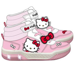 Cerdà T032 - Chaussures de sport à semelle PVC avec lumières Hello Kitty pour enfant - Rose - Taille 32